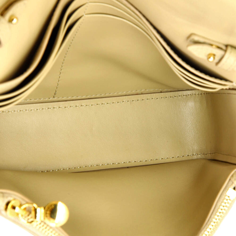 Burberry Mini Note Crossbody Bag Leather with Vintage Check Canvas - Picture 5 of 6